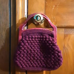 Vintage crochet purse.